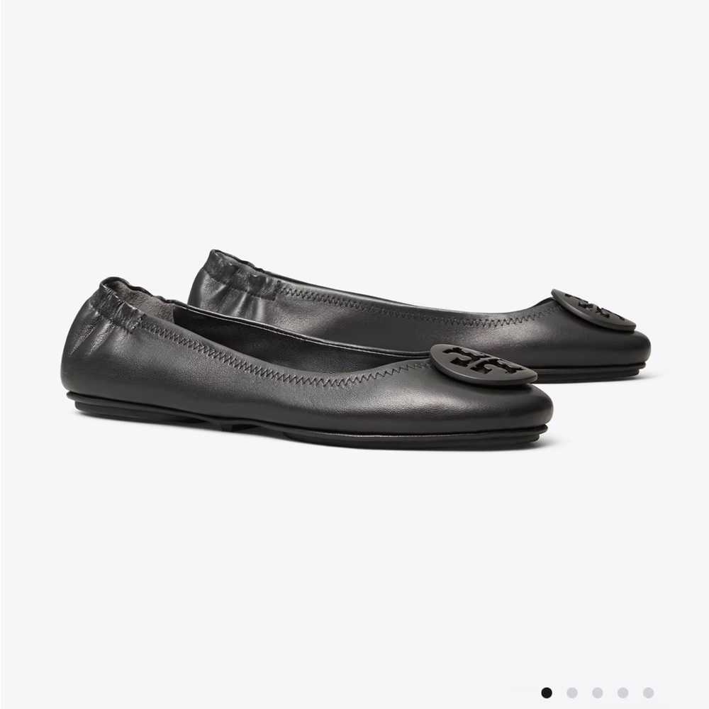 Tory Burch Minnie Black Flats